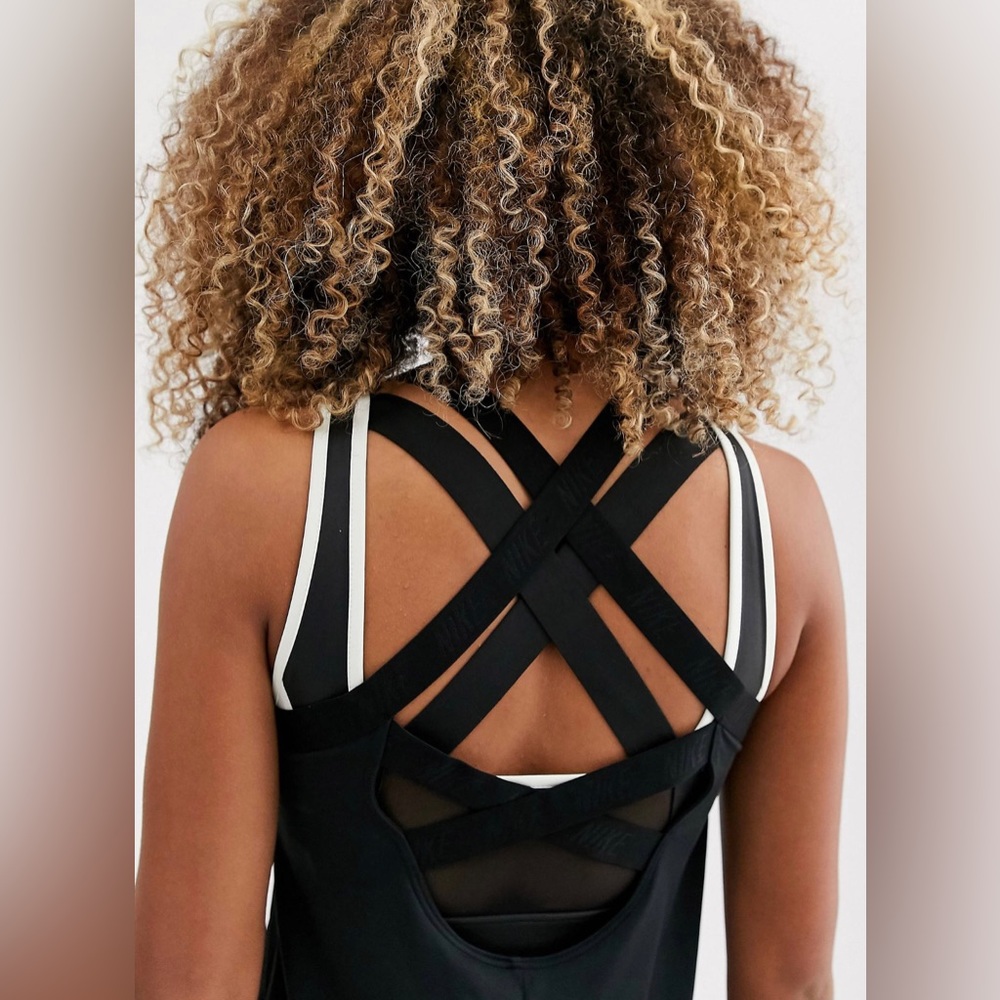 Nike Women's Dry Elastika Tank Top with Criss-cross Back